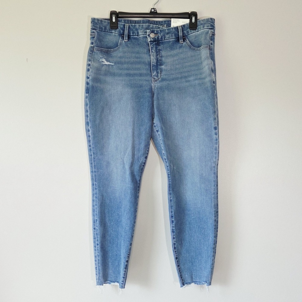 American Eagle Curvy High-Rise Jegging 16 R Dream Stretch Royally Light NWT